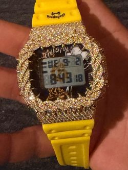 Godspeed Casio Gshock Moissanite bezel