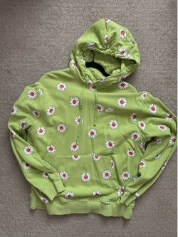 Nike Sportswear Sport Essentials+ Men's French Terry Pullover Hoodie in Vivid Green with an all-over
