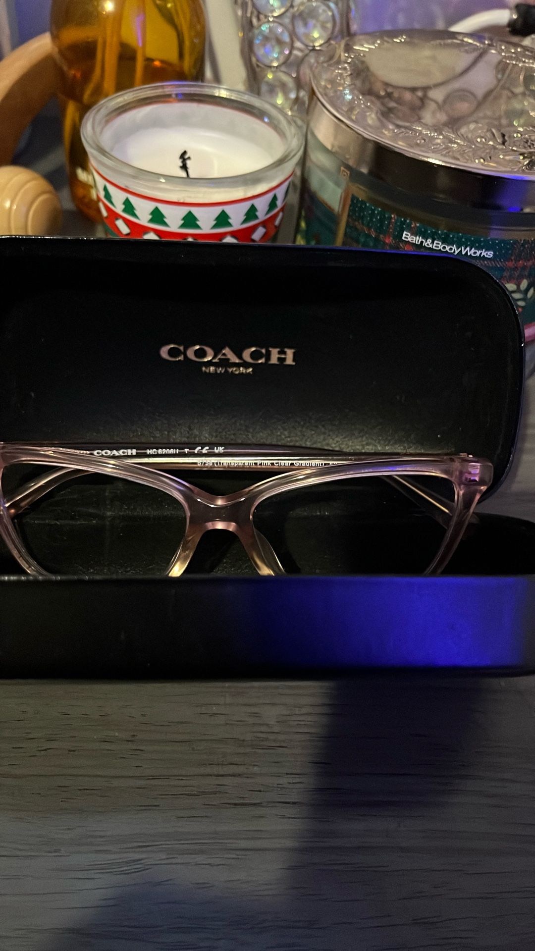 Prescription Coach Glasses Baby Pink Authentic