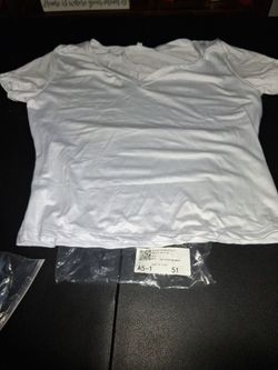 XL short white top $5 still in package