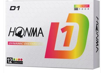 Honma D1, Multicolor Golf Balls