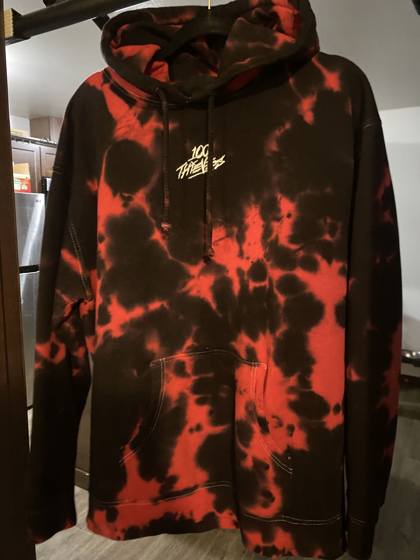 100 Thieves Jam Hoodie(Red/Black) MEDIUM