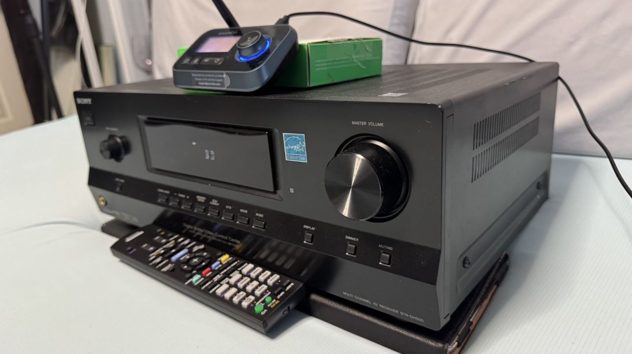 SONY STR-DH500 Home Theater Receiver with Bluetooth adapter and Remote $60 Only