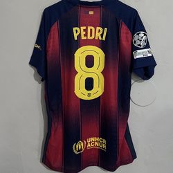 FC Barcelona 2025-26 Home Pedri Jersey