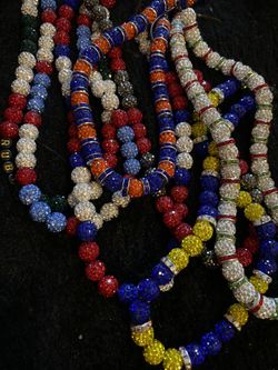 Bling Baseball Necklaces 