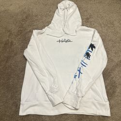 White Graphic Hoodie 