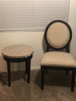 Entry table and Chair
