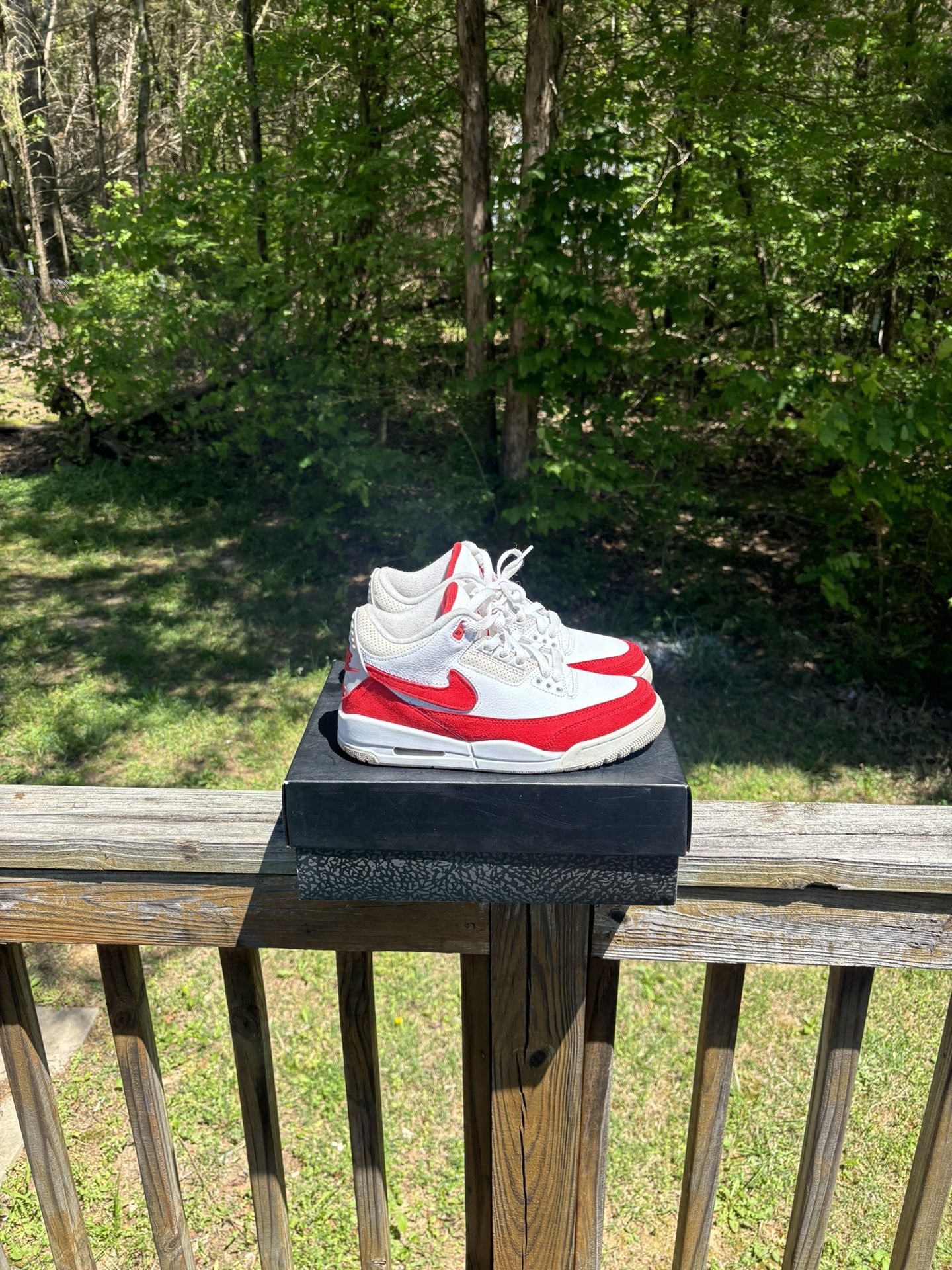 Jordan 3 Retro Tinker White University Red