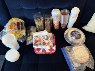 Disposable Cutlery, Cups, Plates, Napkins