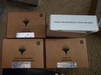 MTG: secret lair cats and dogs commander AND dan dan