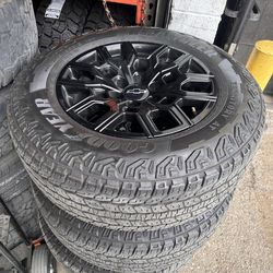 2024 Chevy Colorado Trailboss wheels with tires fit Silverado