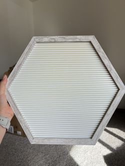 Hexagon Letter board Sign