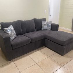 Grey Reversible Chase Sectional ¡¡new In Stock!!
