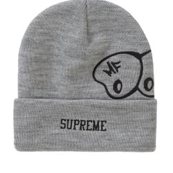 Supreme MF Doom Beanie Grey