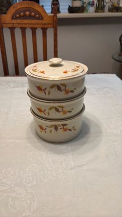 Hall Autumn Leaf Casserole Set