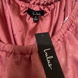 New Beautiful Pink Dress From Lulus-Sz Medium 