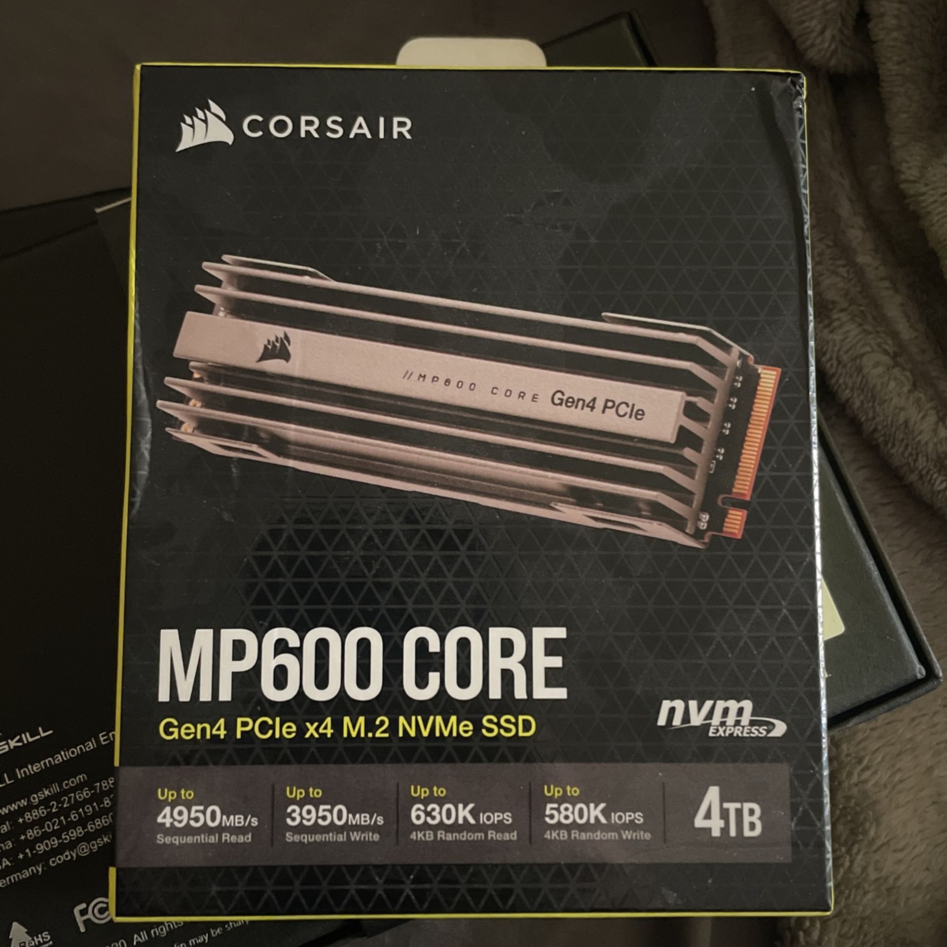 Mp600 Corsair Gen 4 Nvme Ssd Drive 4tb