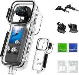 Waterproof Case for DJI Osmo Pocket 4, 50M/164FT Dive Housing Underwater Protective Case