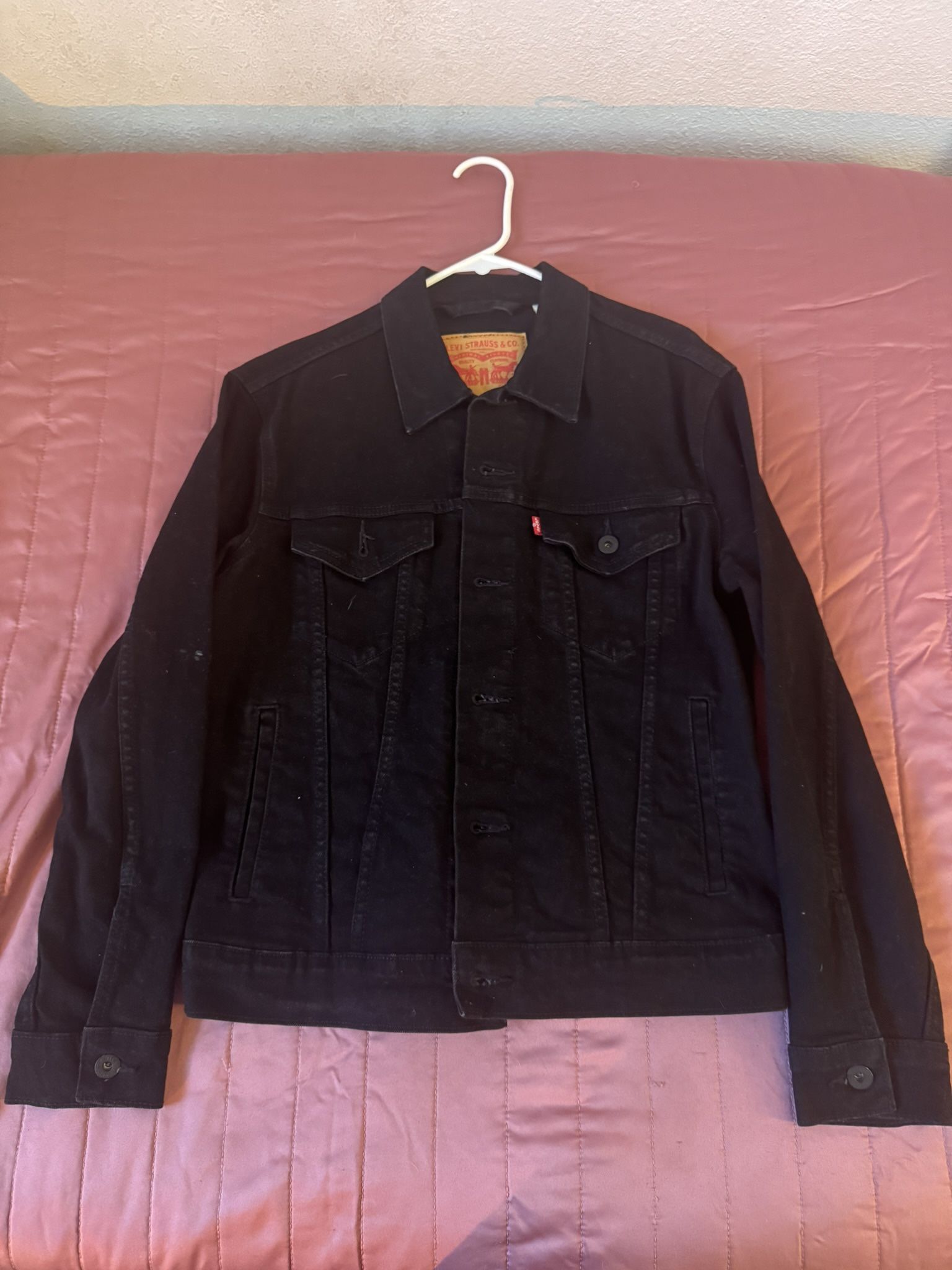 Levi Black Denim Jacket 