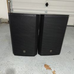 2  Electro-Voice ZLX-15 15-Inch 2-Way Powered Loudspeaker with Bluetooth