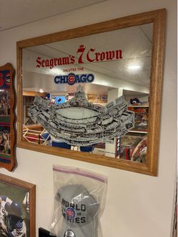 Chicago cubs Seagram seven mirror