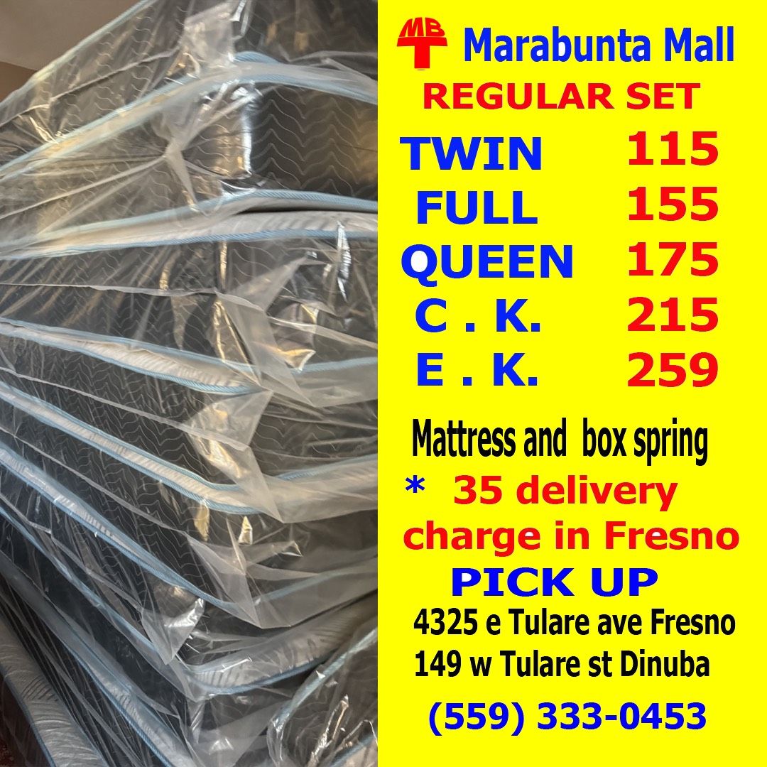 Twin Regular Mattress Set.