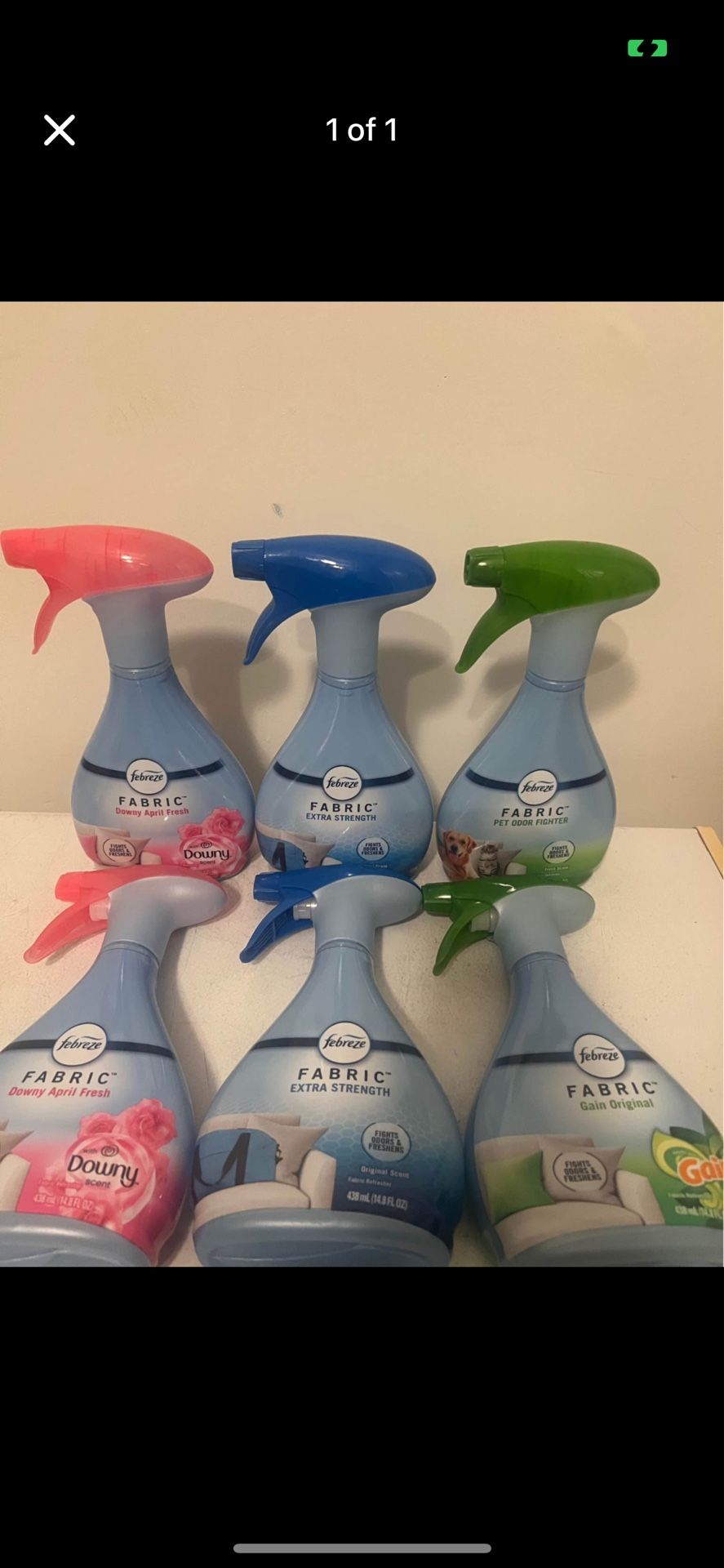 Febreeze Fabric $3 Each