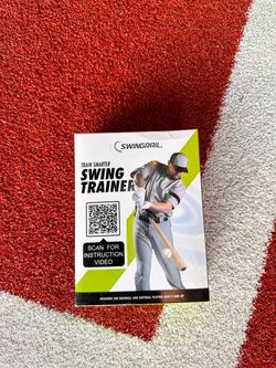 SwingRail Baseball & Softball Swing Trainer, Batting Hitting Aid
