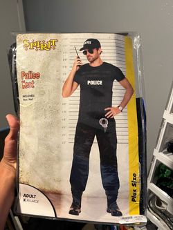 Police Costume Mens 2XL