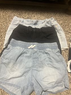 Girls Shoes, Jeans, Shorts And Tops