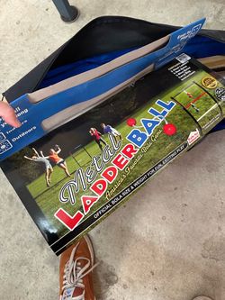 Metal Ladderball Bola Game Set with Carry Bag