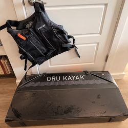 Oru Kayak Folding Kayak + Life Vest – Portable Kayak