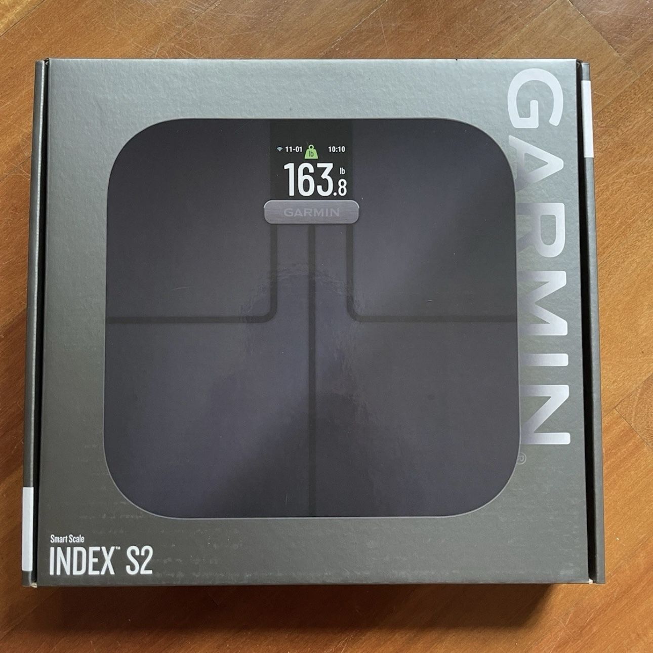 GARMIN INDEX S2 SMART SCXALE BLACK WI-FI BODY COMPOSITION METRICS