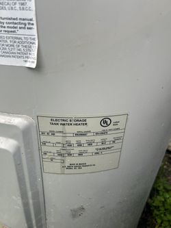50 Gallon Water Heater