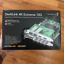 Blackmagic DeckLink 4K Extreme 12G