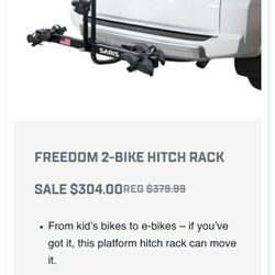 Saris Bicycle Rack For Two Bikes