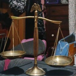 Vintage Brass Balance Scales