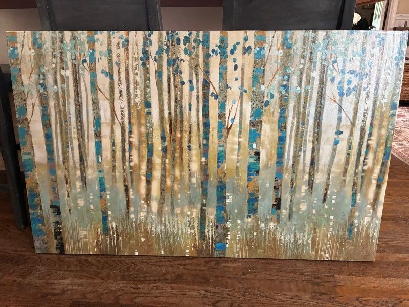 Modern Forest Canvas Print