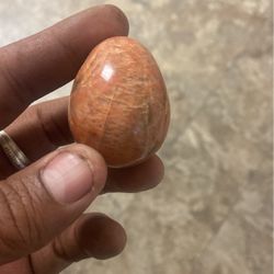 Peach Moonstone Egg 