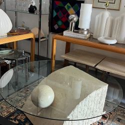 Postmodern Coffee Table Mactan Stone 