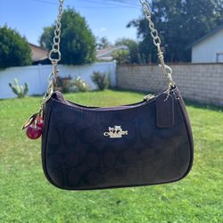 Coach Signature Crossbody Bag with Chain Strap