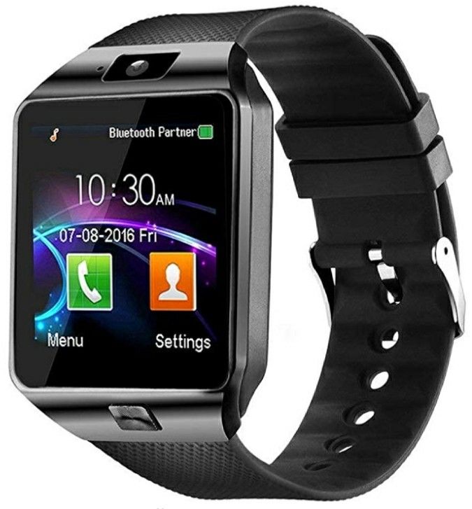 Smart Watch DZ09 Touchscreen Bluetooth Smartwatch Wrist Watch Sports Fitness Tracker with SIM SD Card Slot Camera Pedometer