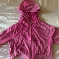 Vicoria’s Secret pink zip up hoodie