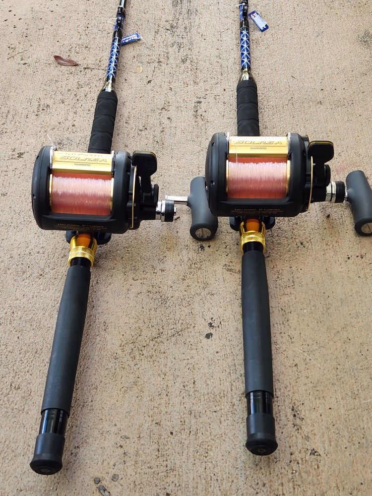 2 Shimano TLD 50 LRSA/XCaliber Marine Rods