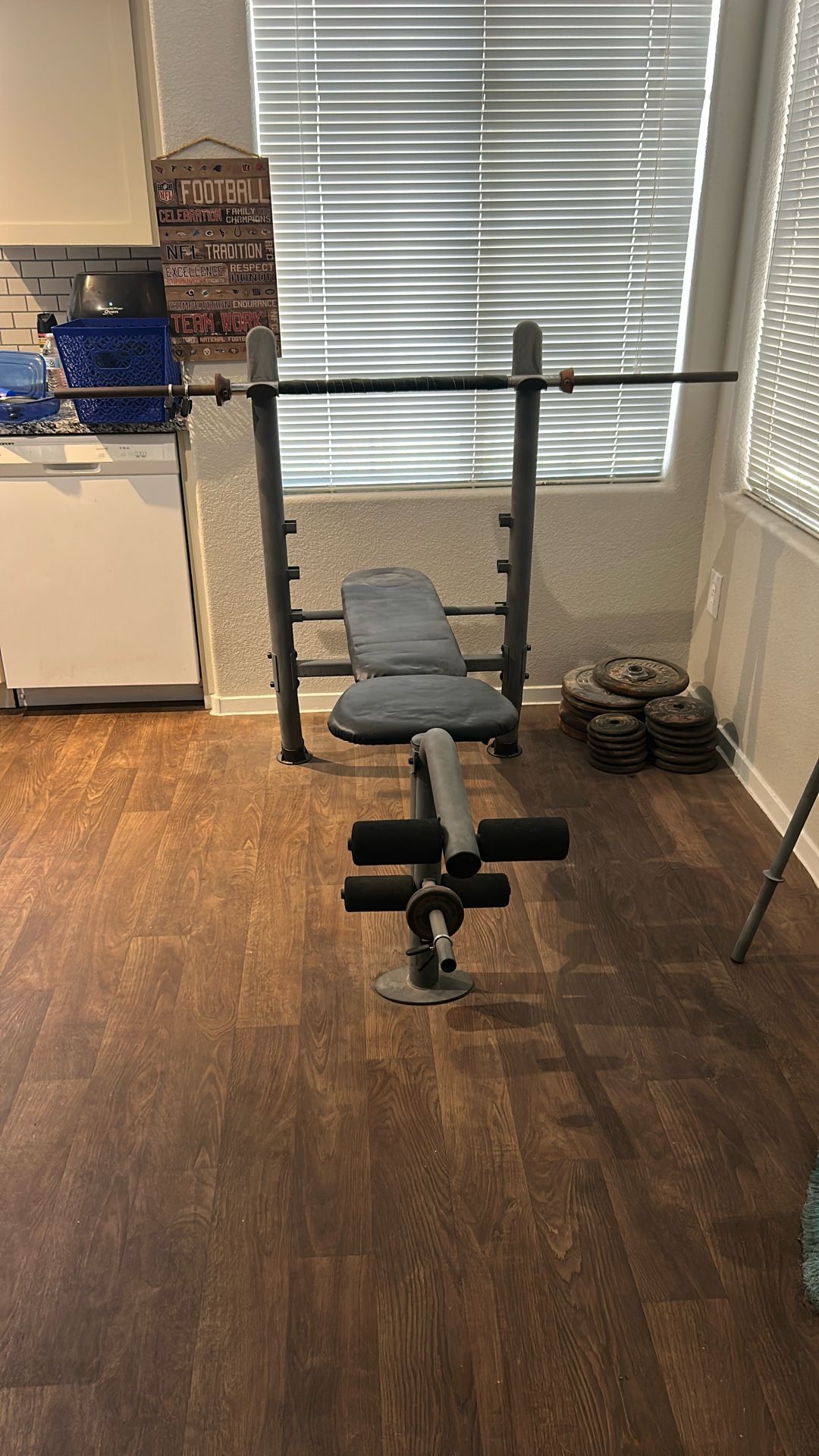 Weight Bench And Weights!