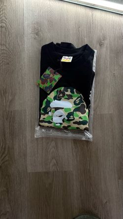 BAPE ABC Camo Big Ape Head T-Shirt Black