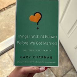 Things I Wish I’d Known Before We Got Married Book