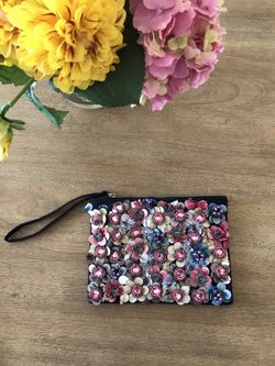 Makeup bag or small wristlet bag