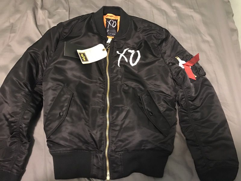 The Weeknd x Alpha Industries Starboy Bomber Jacket Official XL