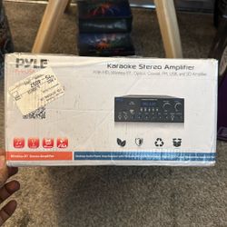 Pyle Wireless Bluetooth Streaming Amplifier, 300W Multi Channel Home Audio Receiver System with HDMI in/Out, Optical/Coaxial, FM Radio, USB/SD, AUX, R